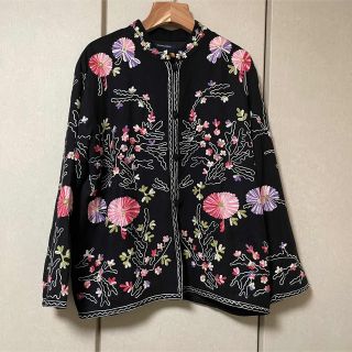 サンシー(SUNSEA)のLiving by LEH Kashmir Embroidery Jacket(ブルゾン)