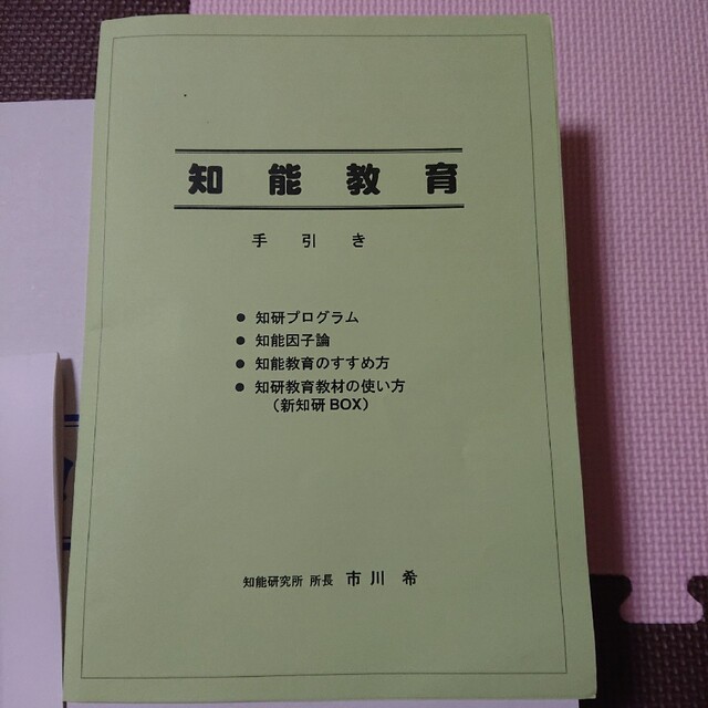 知研プログラム　知能教育教材