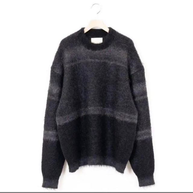 COMOLI(コモリ)の21aw YOKE carol別注 rothko ニット サイズ2  ブラック メンズのトップス(ニット/セーター)の商品写真