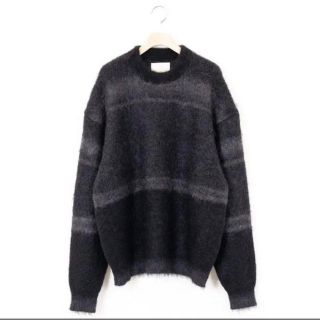 コモリ(COMOLI)の21aw YOKE carol別注 rothko ニット サイズ2  ブラック(ニット/セーター)