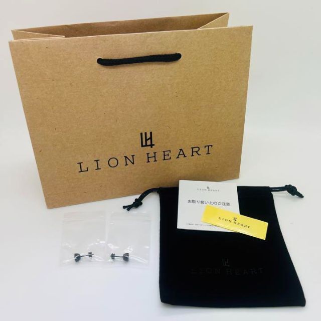 LION HEART(ライオンハート)のLION HEART ライオンハート ピアス LHMP002N 2点 両耳用 メンズのアクセサリー(ピアス(両耳用))の商品写真