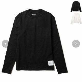 ジルサンダー(Jil Sander)のジルサンダー JIL SANDER2022年秋新作 ロゴラベル ロングTシャツ②(Tシャツ/カットソー(七分/長袖))