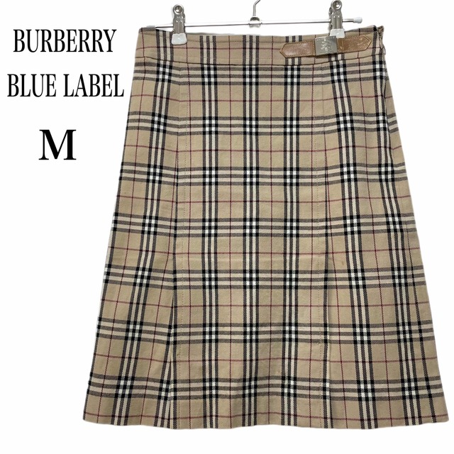 BURBERRY BLUE LABEL(バーバリーブルーレーベル)のBURBERRY バーバリーブルーレーベル ノバチェック スカート 38サイズ レディースのスカート(ひざ丈スカート)の商品写真
