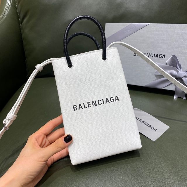 国内初の直営店 Balenciaga ショッピングフォンホルダーバッグ BALENCIAGA バレンシアガ ショルダーバッグ 