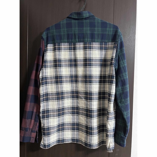 KITH Plaid Mix LuddleButtonDown Saddle M 日本最大級 www.gold-and
