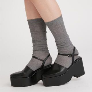 値下げ snidel♡ウエッジソールストラップシューズ