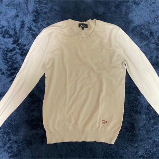 アーペーセー(A.P.C)のA.P.C カシミヤvネックニット　[オフホワイト](ニット/セーター)