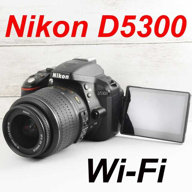 ❤️カメラバッグ付き❤️Wi-Fi &自撮り❤️Nikon D5300 vimaseguridad.com