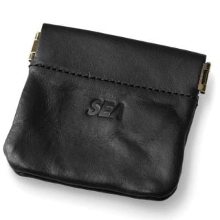 ウィンダンシー(WIND AND SEA)のSEA LEATHER COIN CASE / BLACKウィンダンシー(コインケース/小銭入れ)