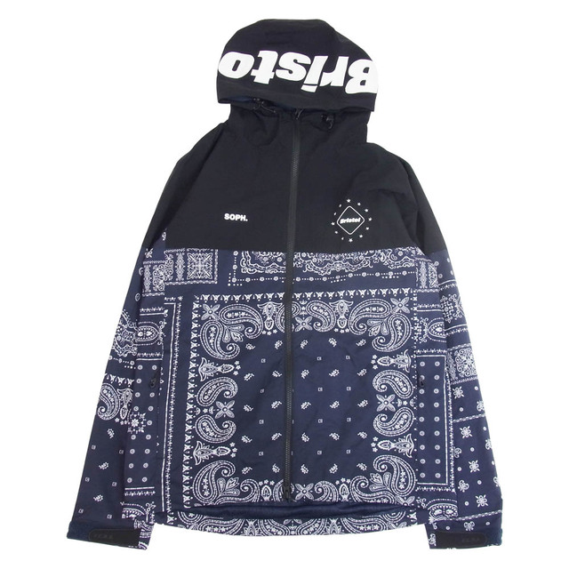 SOPH - SOPH ソフ 2022AW FCRB-222115 FCRB BANDANA TRAINING JACKET エフシーアールビー F.C.Real Bristol バンダナ トレーニング ネイビー系 M【新古品】【未使用】【中古】