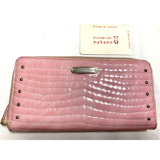 HIROMICHI NAKANO(ヒロミチナカノ)のHIROMICHI NAKANO 長財布　ピンク レディースのファッション小物(財布)の商品写真