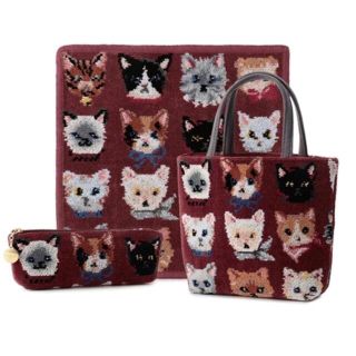 ナチュラルネイビー フェイラー ラブラリーキャッツ 3点セット 新品