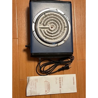 トウシバ(東芝)の東芝電気コンロ　HP-635(L) ブルー(調理機器)