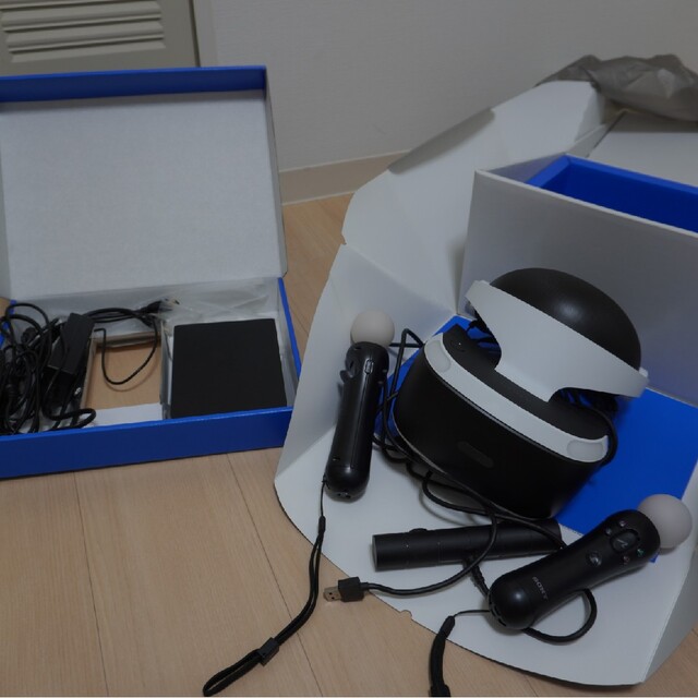 PlayStation VR(プレイステーションヴィーアール)のPSVR PS Camera, PSMove X2 スマホ/家電/カメラのスマホアクセサリー(その他)の商品写真