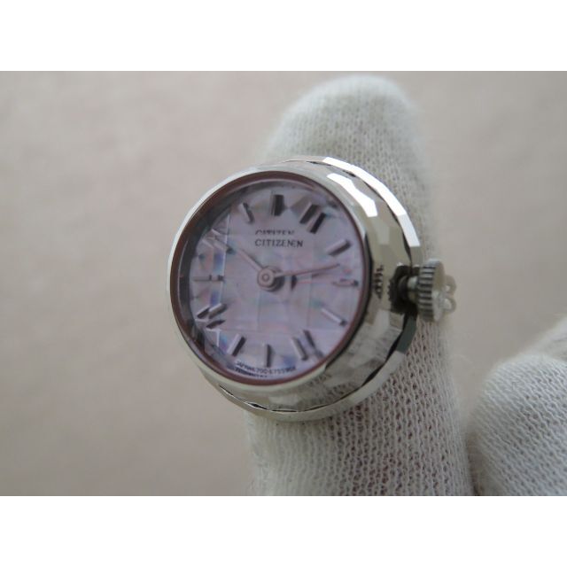 CITIZEN - CITIZEN 手巻き リングウォッチ 指輪時計 立体風防 CITIZEN - CITIZEN 手巻き リングウォッチ 指輪時計 立体風防