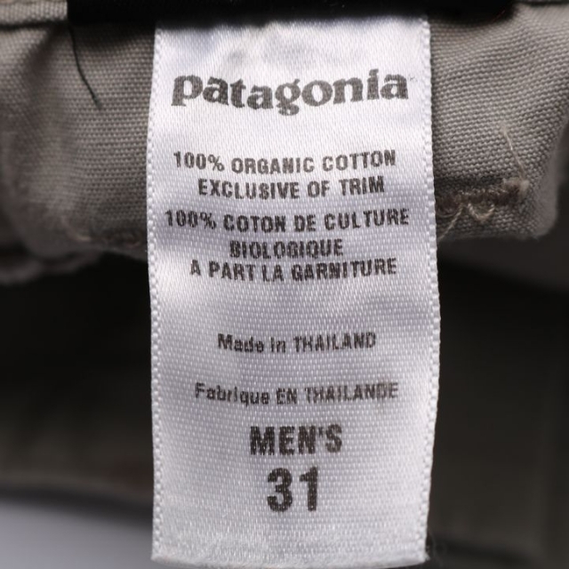 patagonia(パタゴニア)のパタゴニア カーゴパンツ 無地 アウトドアウェア ロングパンツ ボトムス メンズ 31サイズ グレー patagonia メンズのパンツ(ワークパンツ/カーゴパンツ)の商品写真