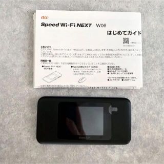 エーユー(au)のSpeed Wi-Fi NEXT W06 UQ WiMAX HUAWEI(その他)