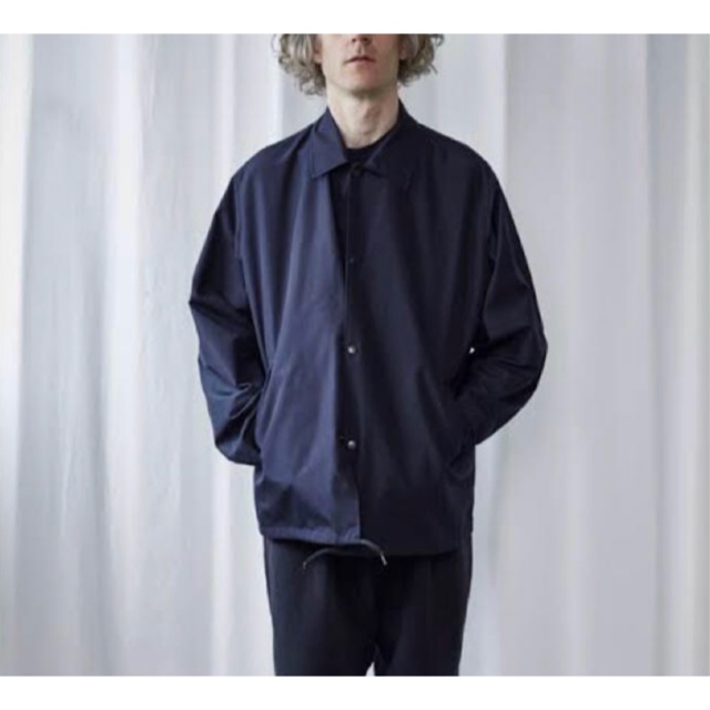 COMOLI(コモリ)のCOMOLI(コモリ) シルクコーチジャケット NAVY サイズ1 メンズのジャケット/アウター(ブルゾン)の商品写真