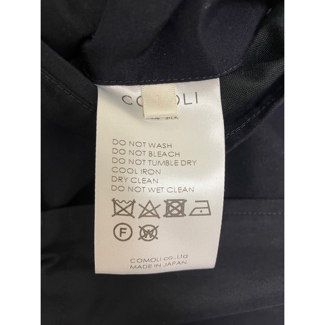 COMOLI(コモリ)のCOMOLI(コモリ) シルクコーチジャケット NAVY サイズ1 メンズのジャケット/アウター(ブルゾン)の商品写真
