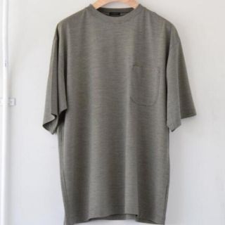 コモリ(COMOLI)の22ss COMOLI ウール天竺TシャツBORDER ボーダー 4(Tシャツ/カットソー(半袖/袖なし))