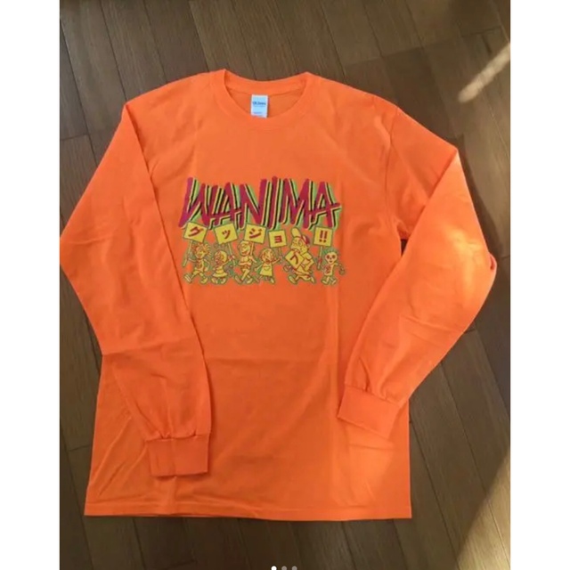 WANIMAワニマ　長Tシャツ　オレンジ　M メンズのトップス(Tシャツ/カットソー(七分/長袖))の商品写真