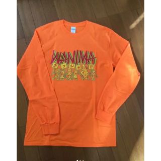 WANIMAワニマ　長Tシャツ　オレンジ　M(Tシャツ/カットソー(七分/長袖))