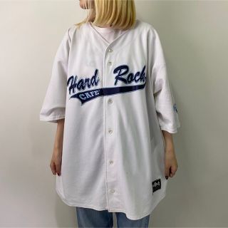 ハードロックカフェ(Hard Rock CAFE)の【レア物】90sハードロックカフェ ベースボールシャツ(Tシャツ/カットソー(半袖/袖なし))