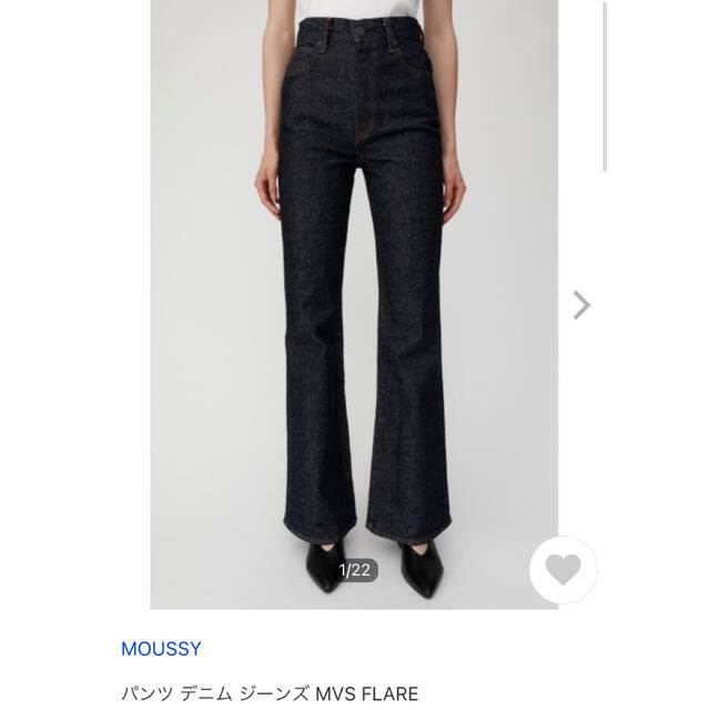 moussy(マウジー)のマウジー♡MVSフレアデニム レディースのパンツ(デニム/ジーンズ)の商品写真