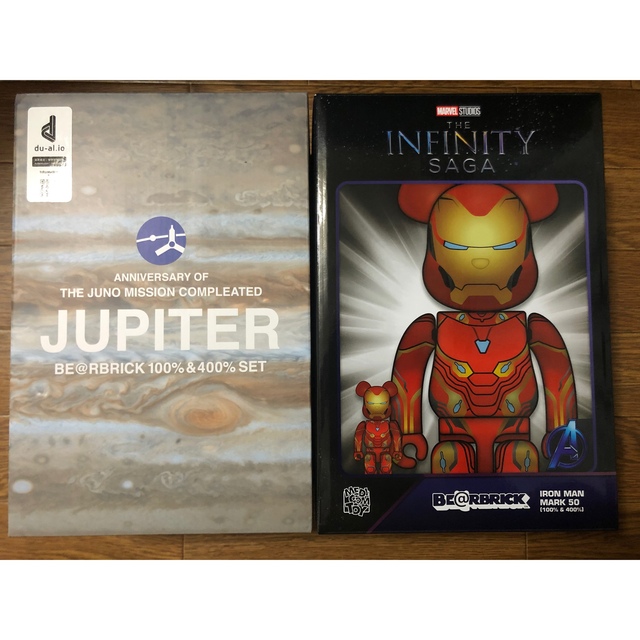 その他BE@RBRICK IRON MAN ＋ JUPITER 100%&400%