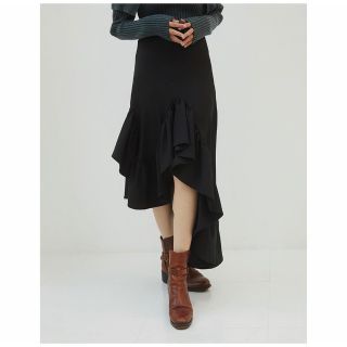 ランデブー(RANDEBOO)のRANDEBOO asymmetry long skirt(ロングスカート)