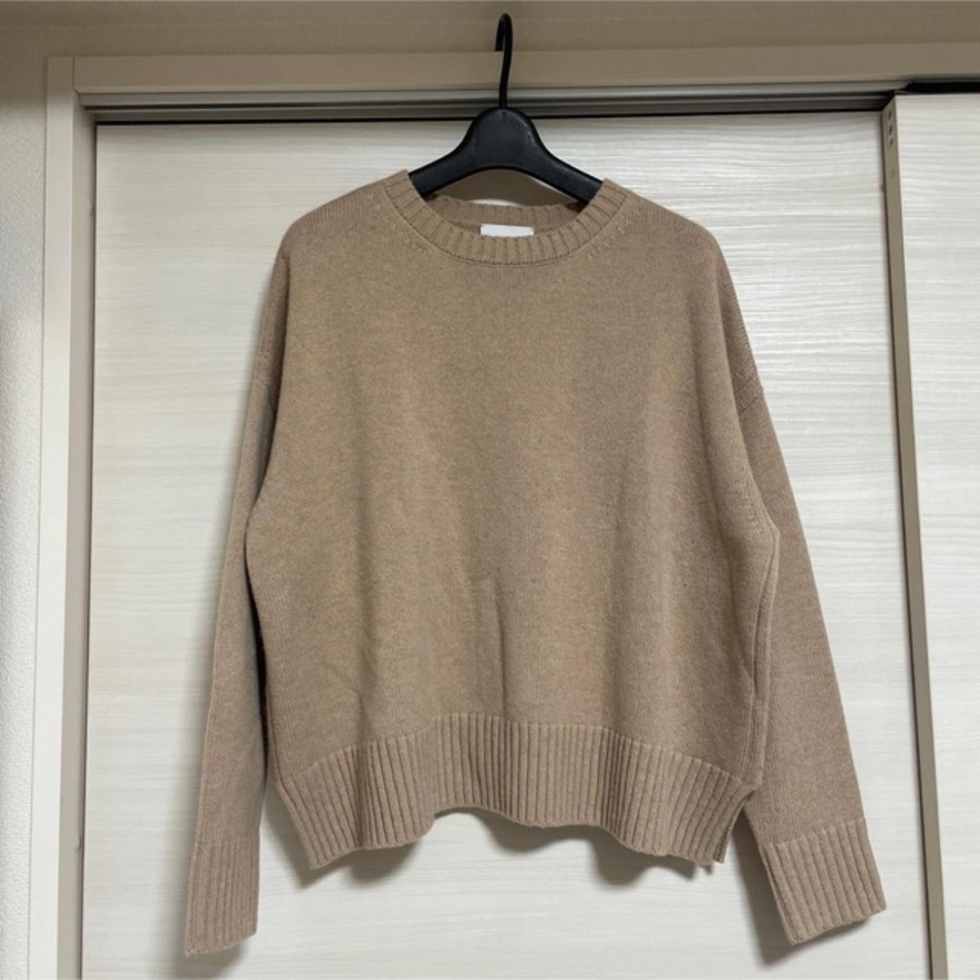 UNITED ARROWS スリット　クルーネック ニット