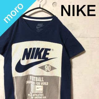 ナイキ(NIKE)のNo.11 NIKE ナイキ　Tシャツ　半袖　デカプリント　デカロゴ　ネイビー(Tシャツ(半袖/袖なし))