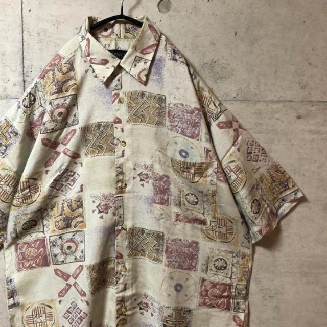 No.16 CONNECT 総柄シャツ　90's ヴィンテージ 好配色 メンズのトップス(シャツ)の商品写真