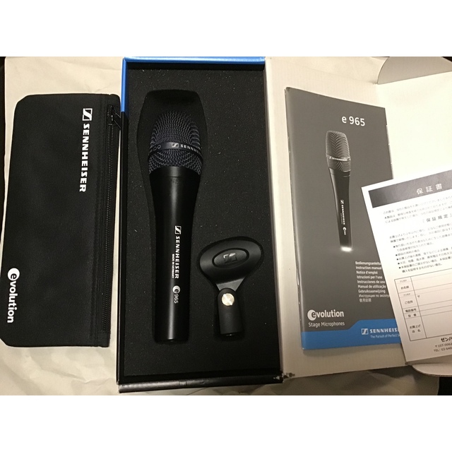 SENNHEISER(ゼンハイザー)のSENNHEISER e965 ボーカル用コンデンサーマイク 美品 楽器のレコーディング/PA機器(マイク)の商品写真