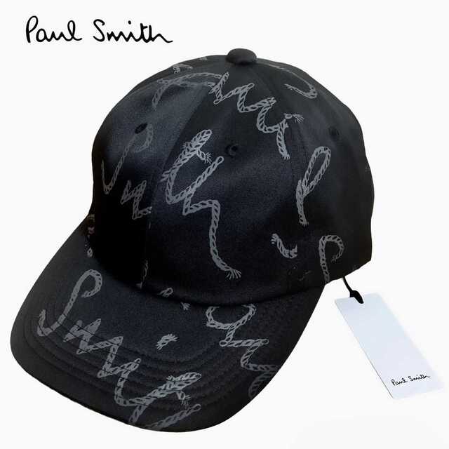 Paul Smith(ポールスミス)の新品タグ付き Paul Smith ロープ ロゴ 総柄 ベースボールキャップ メンズの帽子(キャップ)の商品写真