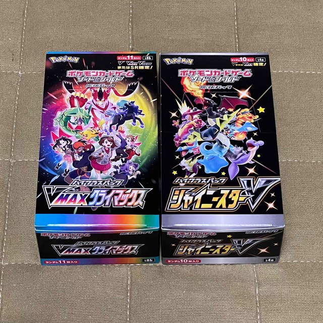 Box/デッキ/パックポケモンカード　vmaxクライマックス　1box 新品　シュリンクなし