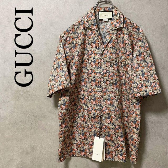 Gucci - 【新品未使用】 GUCCI × LIBERTY 花柄 オープンカラーシャツ 44の通販 by トマト｜グッチならラクマ