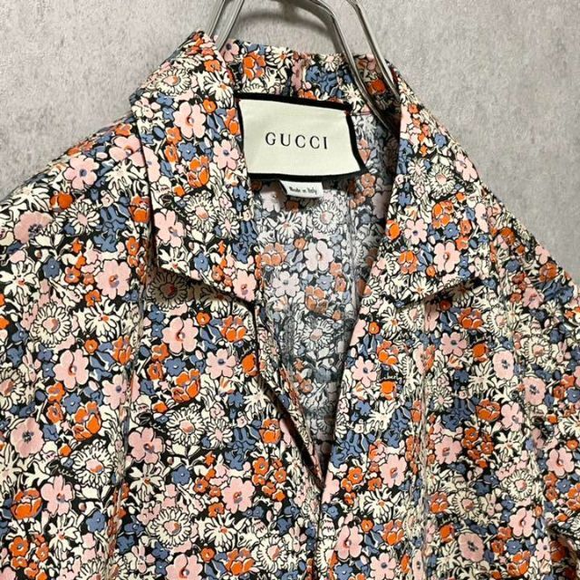 Gucci - 【新品未使用】 GUCCI × LIBERTY 花柄 オープンカラーシャツ 44の通販 by トマト｜グッチならラクマ