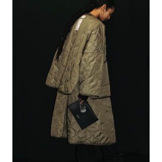 ハイク(HYKE)のHyke QUILTED LINER BIG JACKET OLIVE DRAB(ミリタリージャケット)