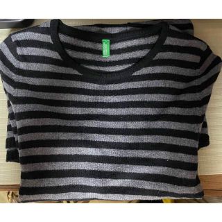 ベネトン(BENETTON)の子供用ボーダーワンピース(ワンピース)