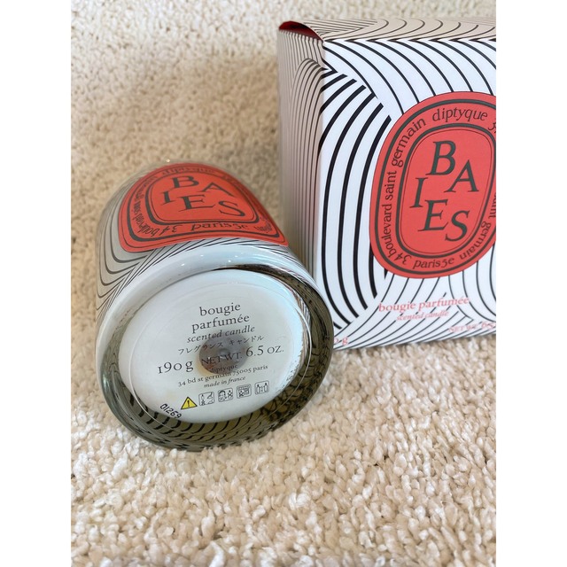 diptyque(ディプティック)の新品　diptyque baies キャンドル 190g コスメ/美容のリラクゼーション(キャンドル)の商品写真