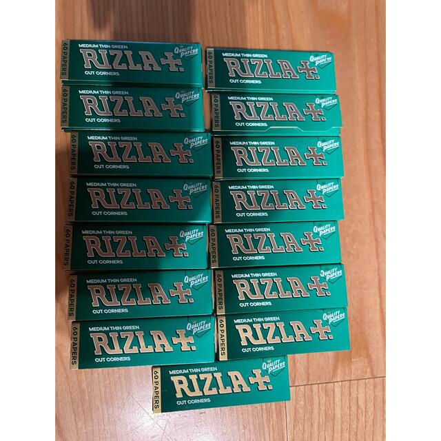 RIZLA リズラ　巻きタバコ用ペーパー　緑　35個 メンズのファッション小物(タバコグッズ)の商品写真