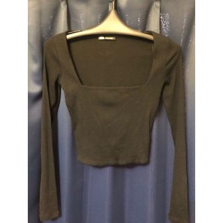 ザラ(ZARA)のZARA スクエアネックトップス(カットソー(長袖/七分))