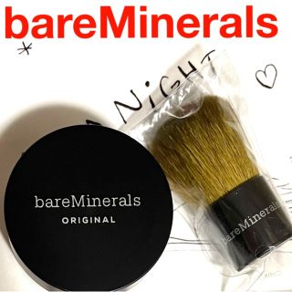 ベアミネラル(bareMinerals)のオリジナルファンデーション&ミニ カブキブラシ☆トライアル キット♡ベアミネラル(ファンデーション)