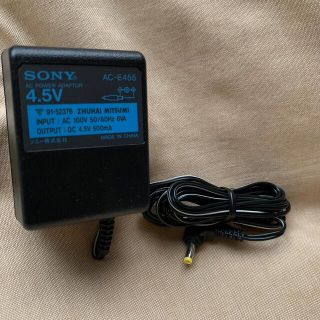 ソニーACアダプター　AC-E455   中古品(バッテリー/充電器)