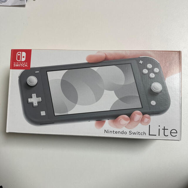 Nintendo Switch(ニンテンドースイッチ)の美品　Nintendo Switch Liteグレー エンタメ/ホビーのゲームソフト/ゲーム機本体(携帯用ゲーム機本体)の商品写真