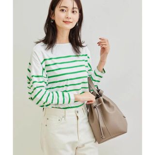 ロペピクニック(Rope' Picnic)の【TRUE COTTON】【リンクコーデ】ボーダープルオーバー(Tシャツ(長袖/七分))