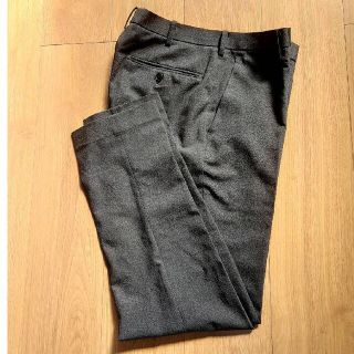 ユニクロ(UNIQLO)の感動パンツ(ウールライク) ウエスト79cm×76cm丈 Dark Gray ダ(スラックス)