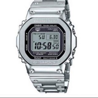 カシオ(CASIO)の3個ｾｯﾄ)G-SHOCK GMW-B5000D-1JF フルメタル シルバー(腕時計(デジタル))