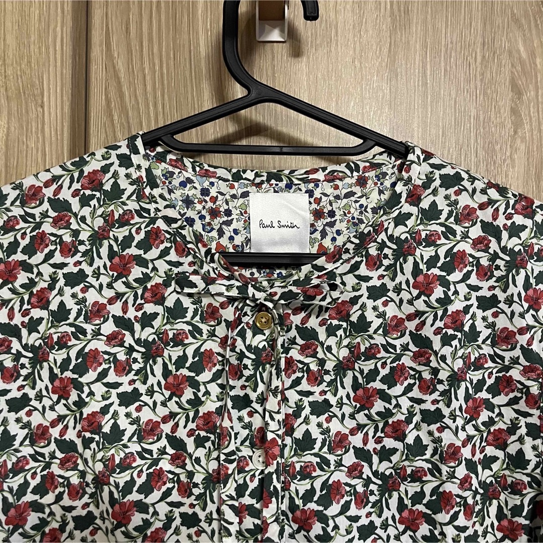 Paul Smith(ポールスミス)のpaul smith ポールスミス 花柄シャツ レディースのトップス(シャツ/ブラウス(半袖/袖なし))の商品写真